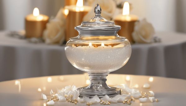 Choisissez une urne mariage transparente pour un style unique