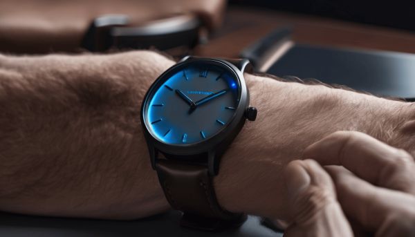 Élégance cachée des montres connectées de luxe homme